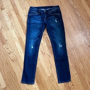 Vigoss Studio Medium Wash Distressed Skinny Jeans - 9/10, 30